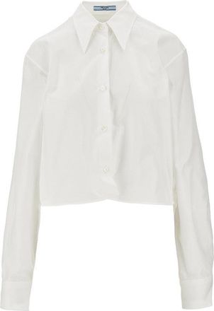 Prada Cotton shirt with shapeable hem Woman 38