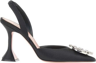 Amina Muaddi Begum Sling satin slingback pumps Woman 36+