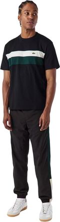 Lacoste Heren Enkel Joggingbroek met manchet (Zwart)