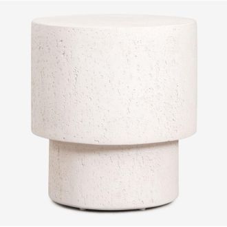 Sklum Mesita De Noche Redonda &Oslash;45 Cm En Cemento Selara Sklum