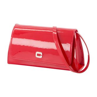 Carel Womens Elysee Crossbody Bag Red Calfskin