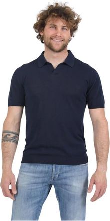 Irish Crone Fiji Polo Sleeve Shirt - Heren - Polos - Blauw - S - Tops