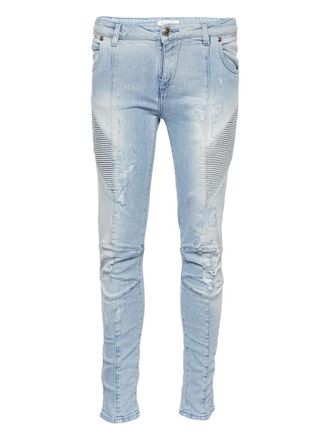 Balmain distressed-detail jeans - Blue