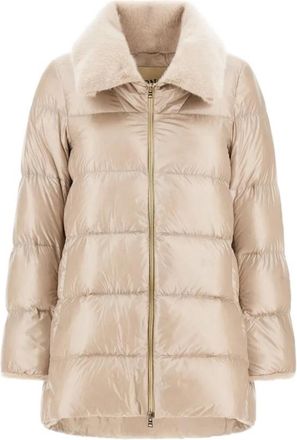 Herno Dames Puffer Jas - Dames - Winterjassen - Beige - 2XL - Jassen