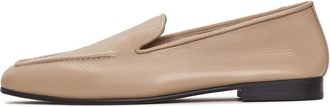 Cesare Gaspari Klassieke leren loafers Lidia - Beige - Dames - Loafers - Beige - 40 EU - Leer - Schoenen