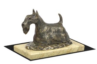 OEM Scottish Terrier, Aberdeen Terrier - Statuetta Di Cane, Silhouette Di Cane, Trofeo Per Una Mostra Canina Di Art-dog