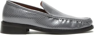 Acne Studios leather loafers - Grey