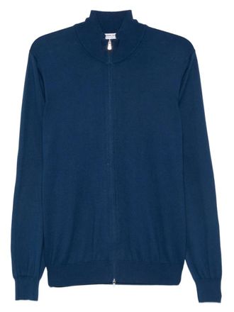 Gran Sasso zip-up cardigan - men - Fabric - 56 - Blue