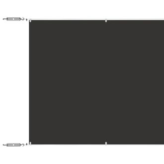 vidaXL Toldo Vertical Gris Antracita 100x1200 Cm Tela Oxford Vidaxl