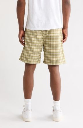 Carhartt Work in Progress Kander Plaid Cotton Shorts in Kander Check, Snake at Nordstrom, Size X-Large