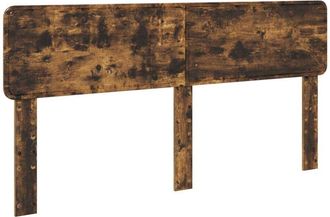 vidaXL Cabecero Roble Ahumado 200 Cm Madera Contrachapada Vidaxl