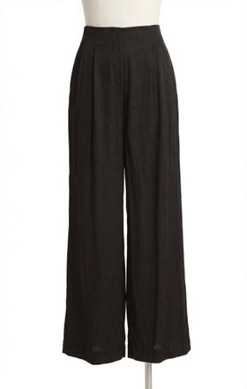 Z Supply Lisse Wide Leg Pants In Black