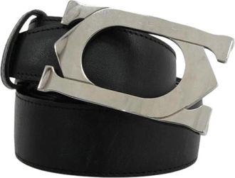Cartier Pre-owned Vintage Riem - Dames - Vintage Accessoires - Zwart - ONE Size - Leer - Vintage