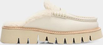 Pedro Garcia Savy 35MM Shearling-Trimmed Leather Loafers