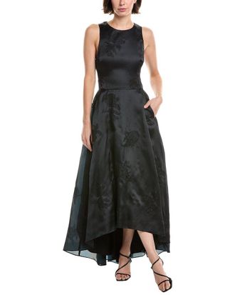 Rebecca Taylor Stitched Silk Maxi Dress