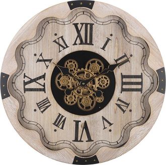 SEI Furniture Sei Winifred Roman Gear Wall Clock