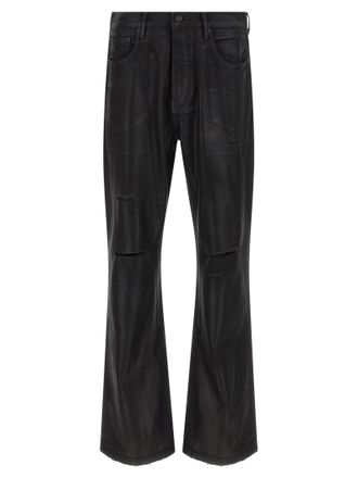 Purple Paarse P026 Rinsed Foil Boot-jeans