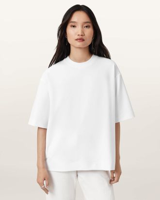 AllSaints Dani Zip Detail T-Shirt