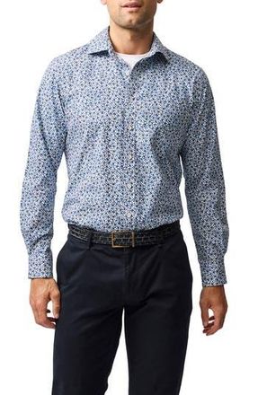 Rodd & Gunn Windsor Park Floral Button-Up Shirt in Ink at Nordstrom Rack, Size X-Large