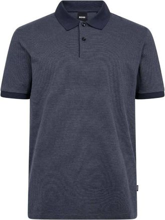 HUGO BOSS H-Parlay Bubble Structure Cotton Polo Shirt, Size Medium