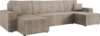 Mirjan24 Mobilier1 - Sof&aacute; Rinconero Shelton 101, Poso 02, Funci&oacute;n De Descanso, Almacenaje, 312x145x82cm, 0