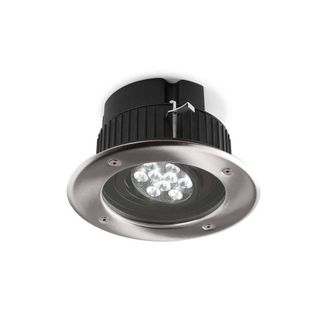 Netlighting Gea Power Outdoor LED Recessed Downlight 19cm 1566lm 3000K IP66 in Grey