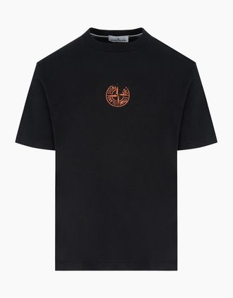 Stone Island Mens COMPASS 2100001 T SHIRT - Black - Size: 38