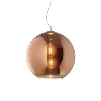 Netlighting Nemo 1 Light Medium Dome Ceiling Pendant Copper E27
