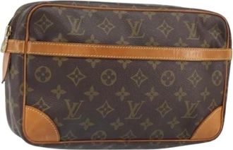 Louis Vuitton Pre-owned Clutches, female, Brown, Size: ONE SIZE Pre-owned Vintage Monogram Clutch