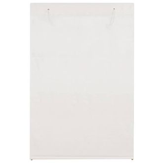 Berkfield Home Decorative 3-Tier Clothes Wardrobe 110x40x170 cm in White | Size: 110 x 40 x 170 cm