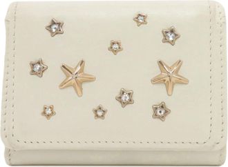 Jimmy Choo London White Leather Wallet (Tri-Fold) (Pre-Owned)