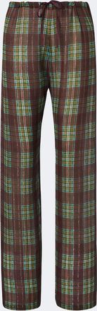 Dries Van Noten Pantaloni a gamba larga a quadri