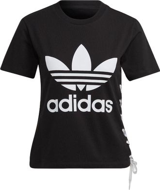 adidas (WMNS) adidas Always Original Trefoil T-Shirt Asia Sizing Black White HS2599