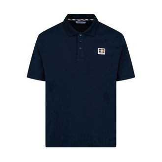 Aquascutum Polo Shirts, male, Blue, Size: 2XL Polo Shirts