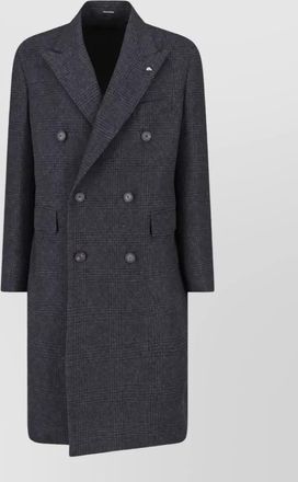 Tagliatore virgin wool double breasted coat