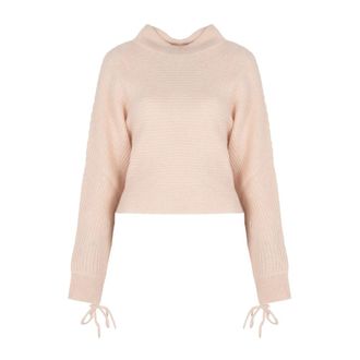 Patrizia Pepe Dames, Truien, Beige, Maat: M