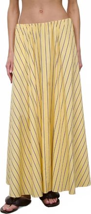 Staud Milano Skirt In Monday Stripe