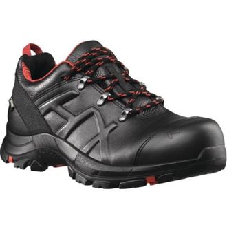 Haix Zapato De Seguridad Be Safety 54 Talla Baja 7 (41) Cuero Negro / Rojo