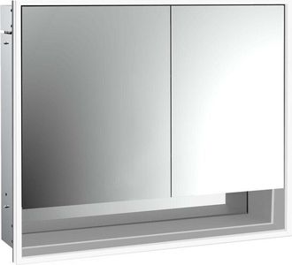 Emco Emco - Loft Armario Con Espejo Iluminado Con Estante Inferior, 800mm, 2