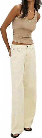 &Eacute;tica Romi French Wide Leg Jean In Butter