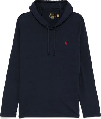 Polo Ralph Lauren Felpa in jersey con cappuccio - Blu