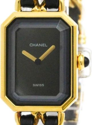 Chanel Pre-owned Glazen Horloge - Dames - Vintage Horloges - Zwart - ONE Size - Vintage