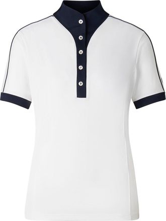 Bogner Katrina functional short-sleeved top for women - White/navy blue - 34