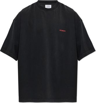 VETEMENTS Uomo, Top, Nero, L, new