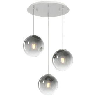 Top-Light Lampadario moderno top light big eclipse 1194 bi s3 tp fu e27 led vetro lampada soffitto sfera globo
