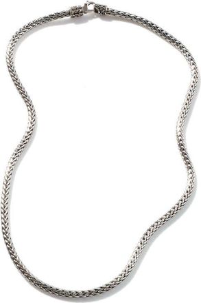 John Hardy Classic Chain Slim Oval 3.5Mm Sterling Silver Woven Necklace - Nb93cx16
