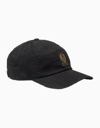 Belstaff Mens Belstaff Phoenix Logo Cap A1-26 Black - Size: ONE size