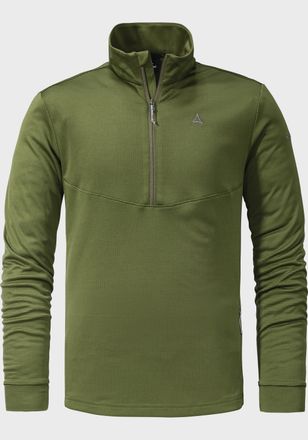 Sch&ouml;ffel Strickfleece-Pullover SCH&Ouml;FFEL CIRC Fleece Looop M, Herren, Gr. 54, gr&uuml;n (6737, gr&uuml;n), Oberstoff : 100% Polyester, hoch geschlossener Ausschnitt, Pull