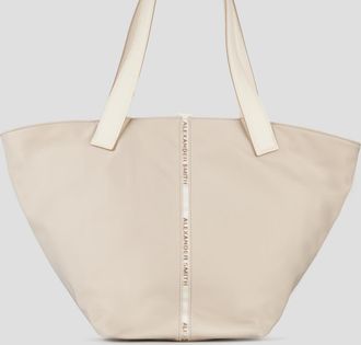 Alexander Smith Lauren Large shoulder bag in ivory nylon