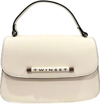 Twinset White Polyurethane Women Womens Handbag